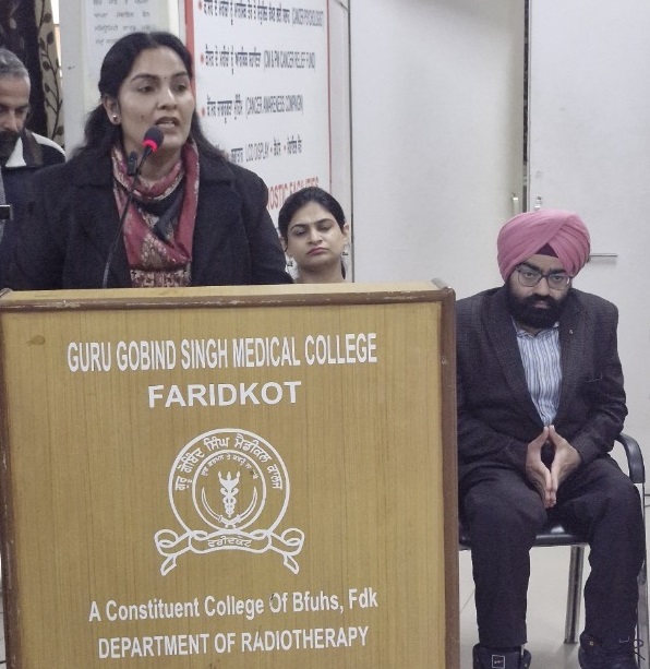 Awareness Seminar Held at Faridkot Medical College on World Cancer Day