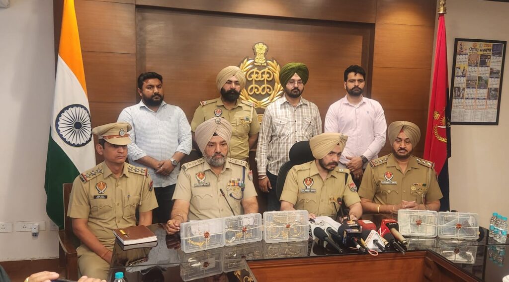 Mohali Police Arrest 4, Solve Major Theft Case